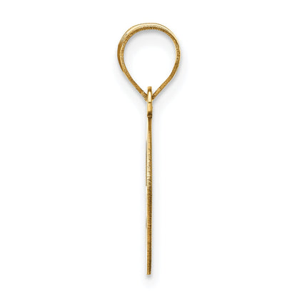 14k Yellow Gold 14k Polished Bubble Letter G Initial Pendant