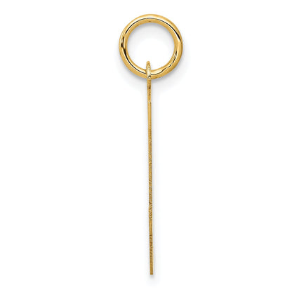 14k Yellow Gold 14KY Script Letter Y Initial Charm