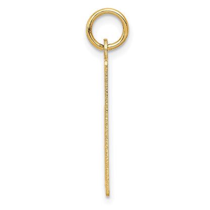 14k Yellow Gold 14k Wednesday the First Day Calendar Pendant