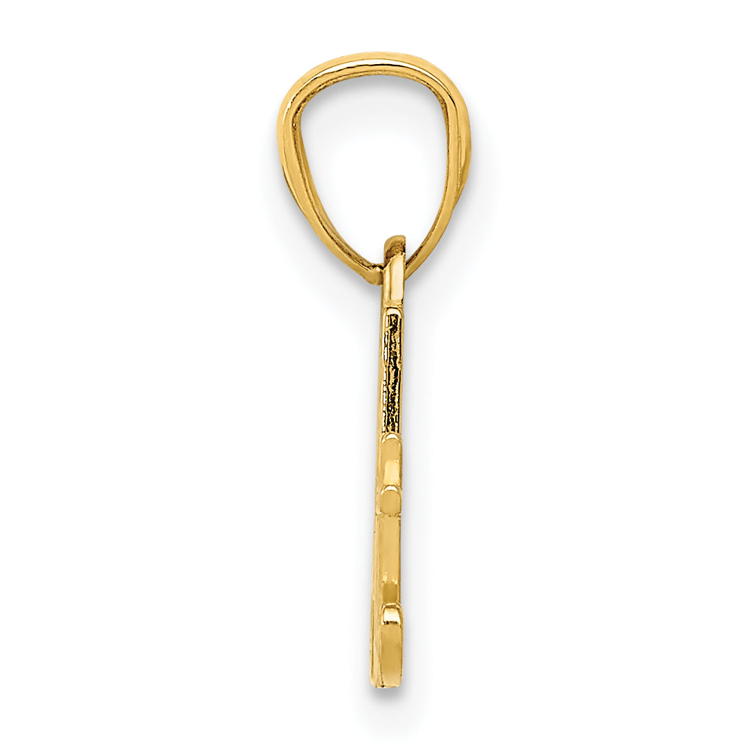 14k Yellow Gold 14k #1 AUNT Pendant