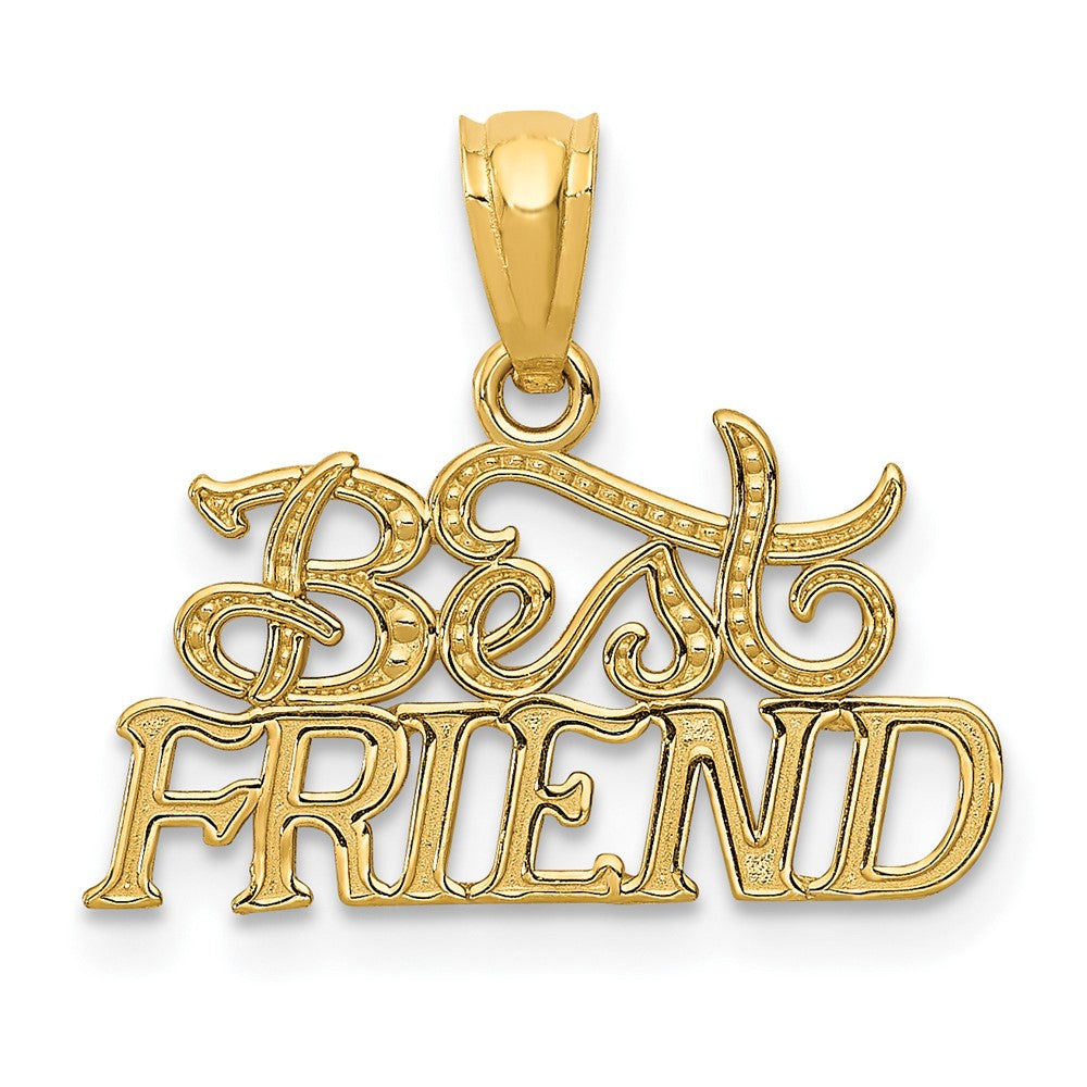 14k Yellow Gold 14k BEST FRIEND Pendant