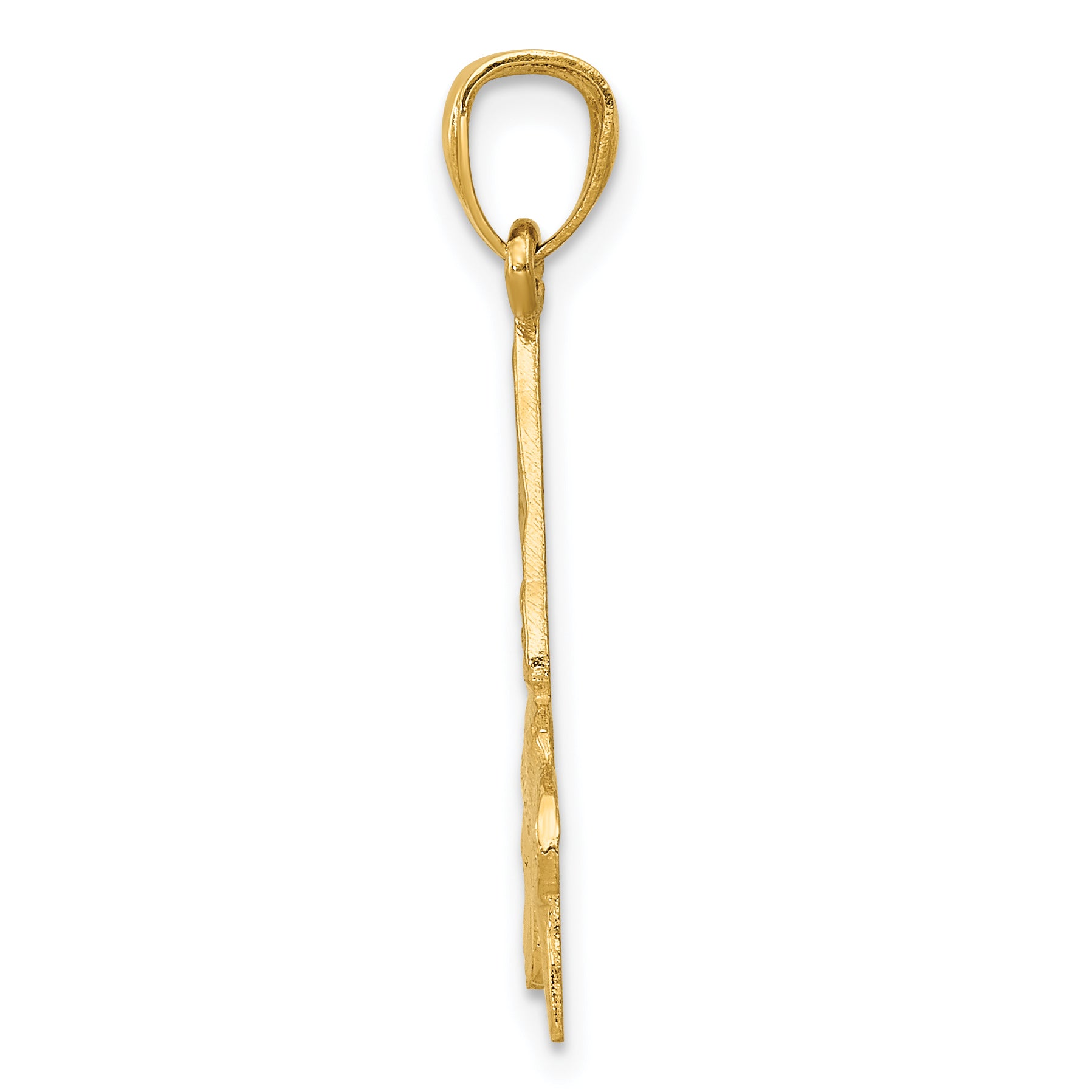 14k Yellow Gold 14k Hummingbird Pendant