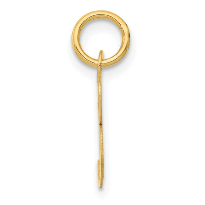 14k Yellow Gold 14K Small Fancy Script Letter B Initial Charm