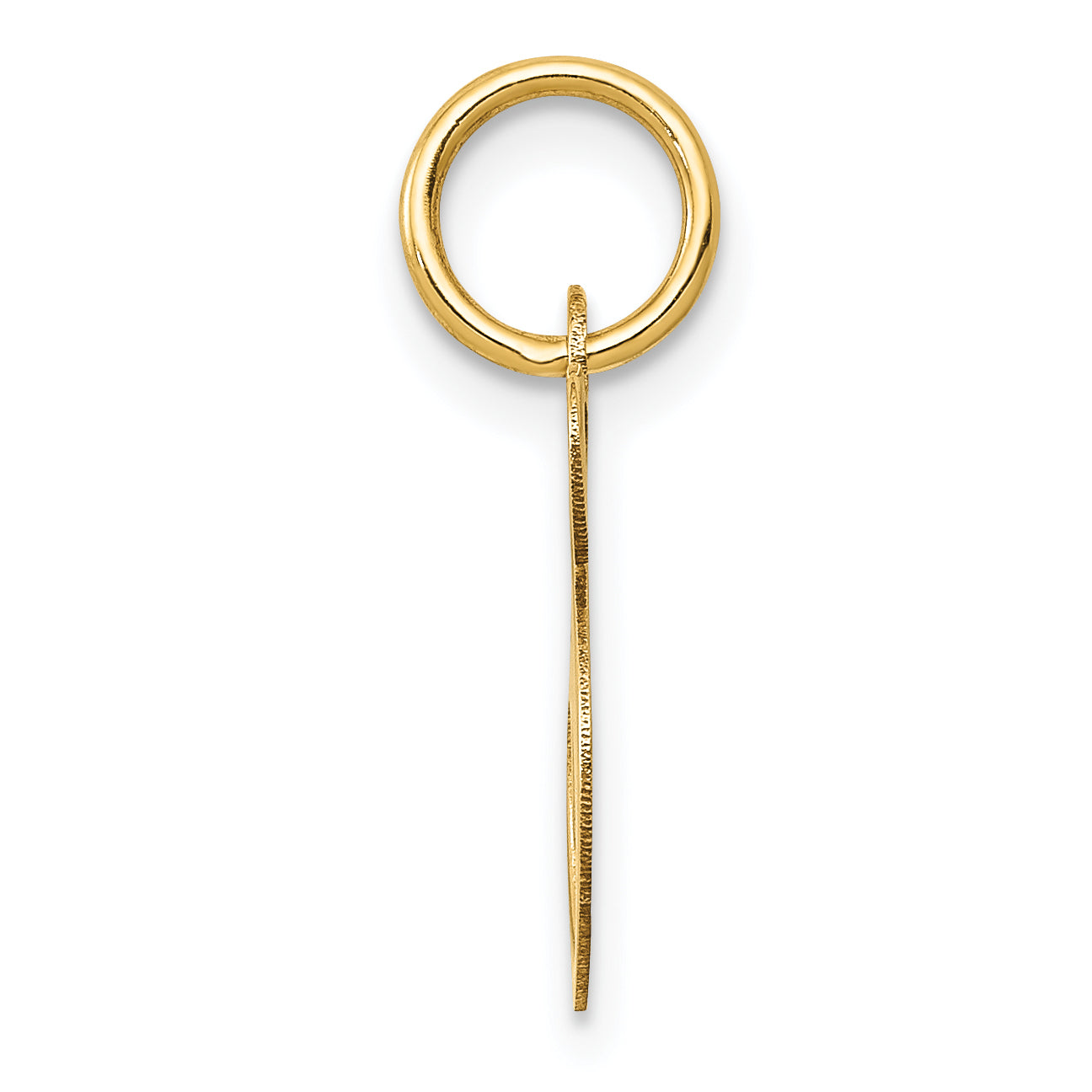 14k Yellow Gold 14K Small Fancy Script Letter S Initial Charm