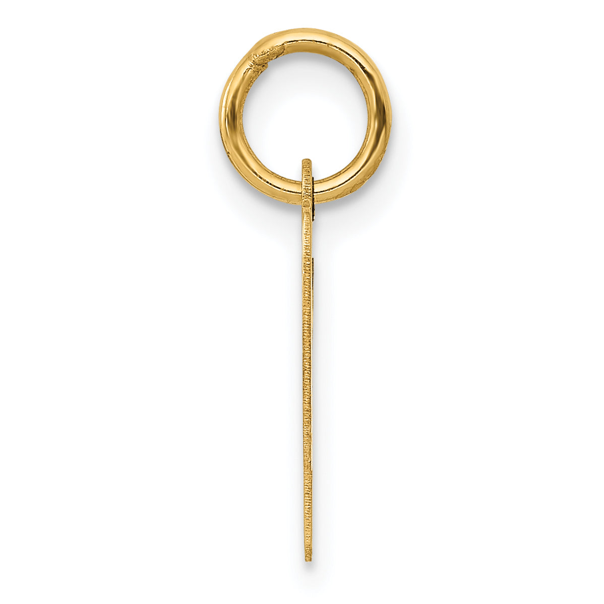 14k Yellow Gold 14k Small Script Letter P Initial Charm