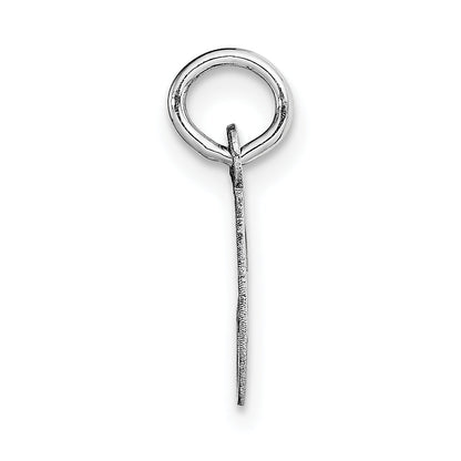 14k White Gold 14k White Gold Small Script Letter G Initial Charm