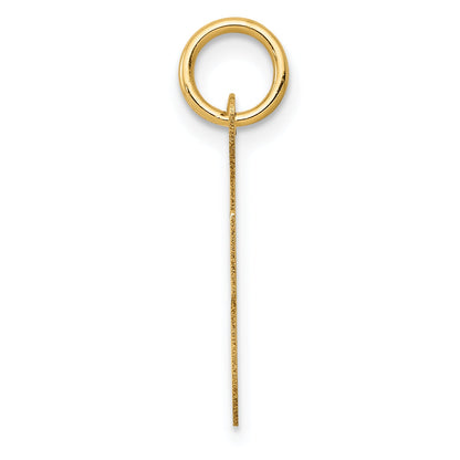 14k Yellow Gold 14k Medium Script Letter F Initial Charm