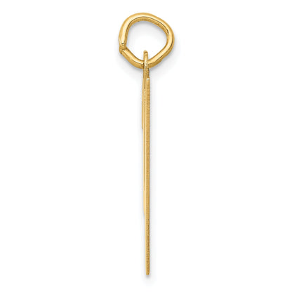 14k Yellow Gold 14k Medium Script Letter Y Initial Charm