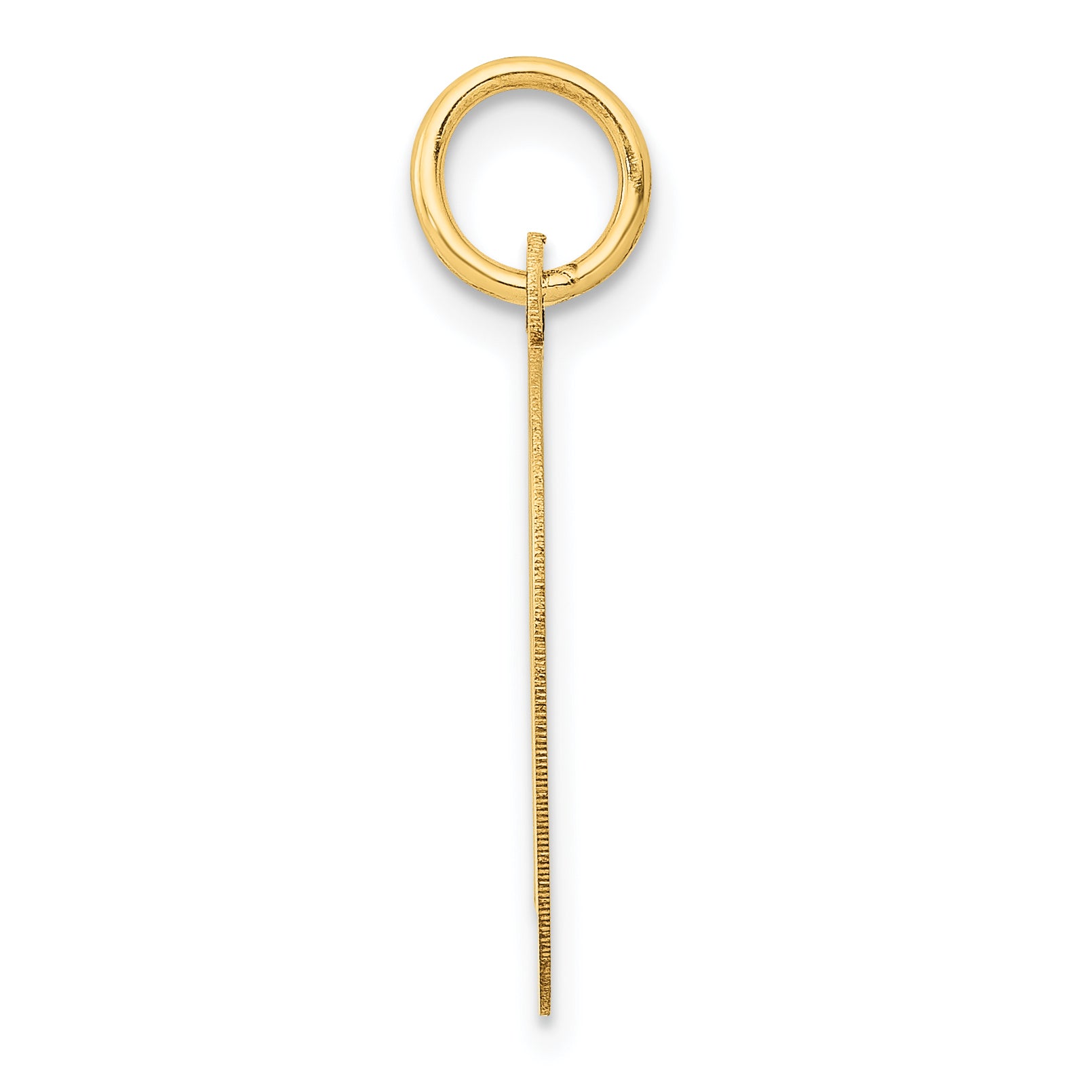 14k Yellow Gold 14k Large Script Letter D Initial Charm