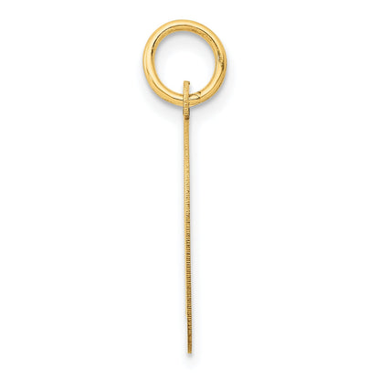 14k Yellow Gold 14k Large Script Letter D Initial Charm