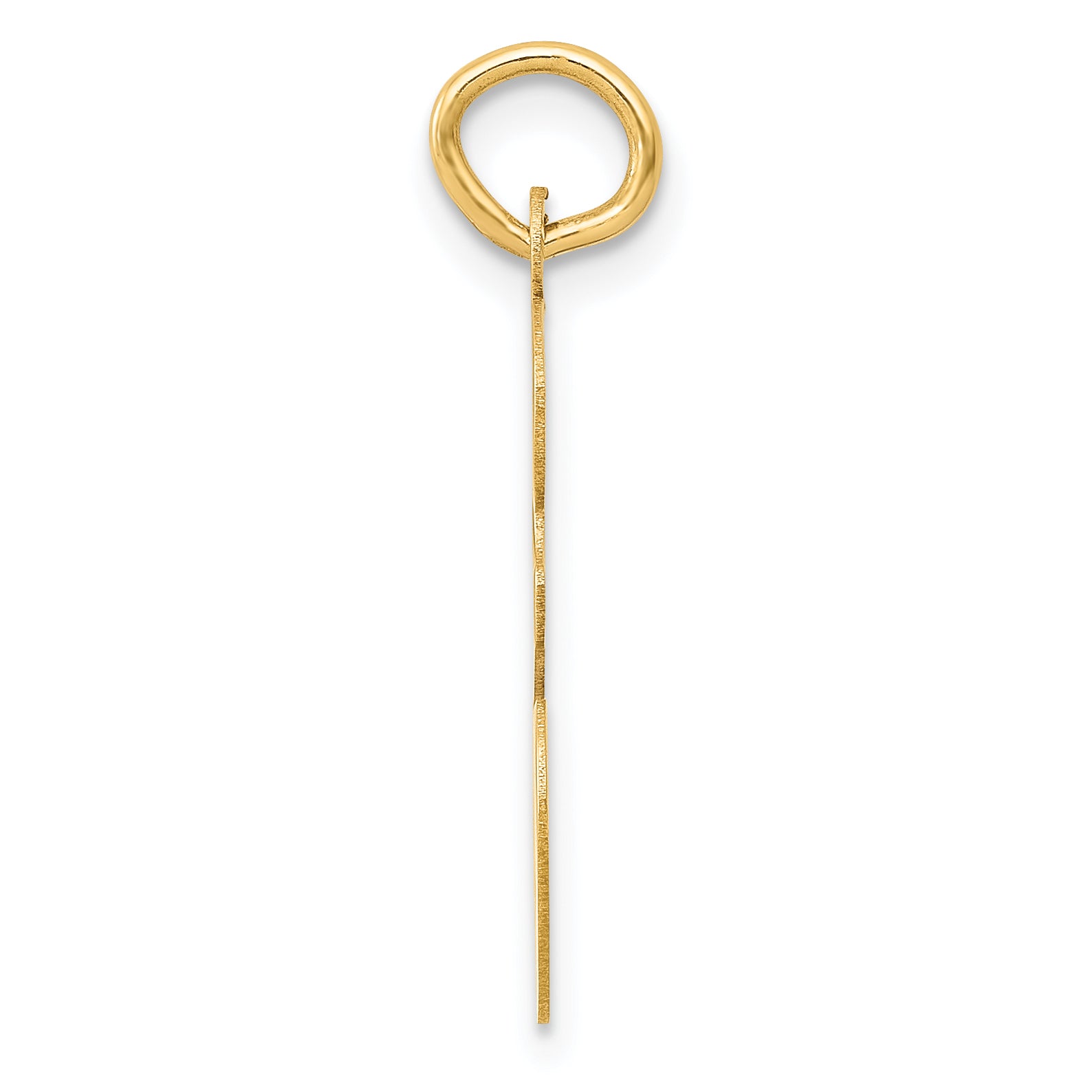 14k Yellow Gold 14k Large Script Letter E Initial Charm