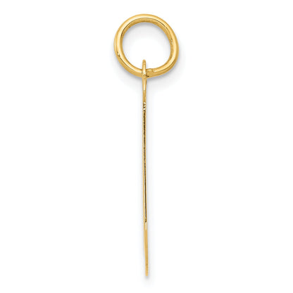 14k Yellow Gold 14k Large Script Letter J Initial Charm