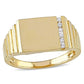 Original Amour Yellow Gold 1/10 CT Diamond Men's Ring