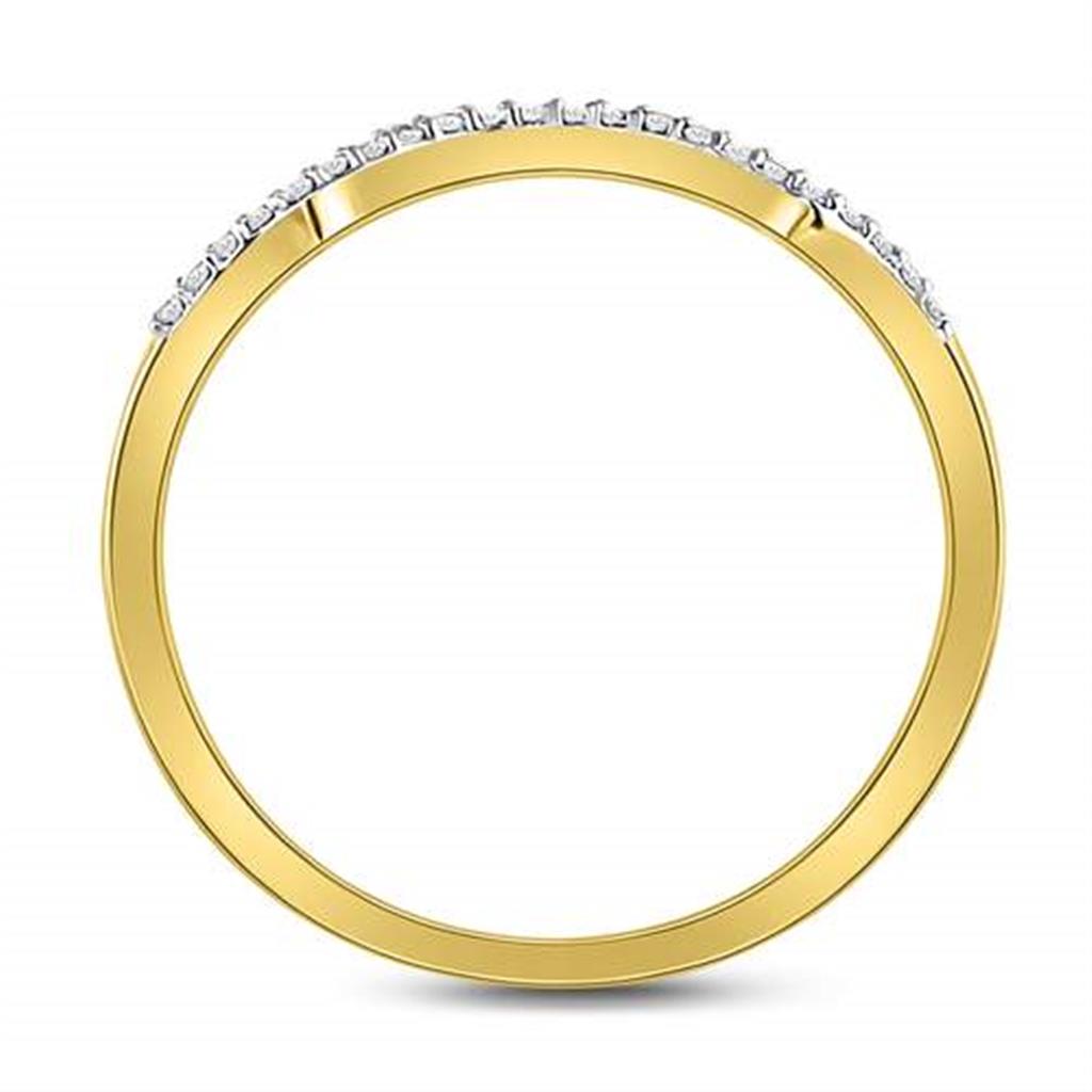 14k Yellow Gold Princess Diamond Bridal Wedding Ring Set 1/3 Cttw