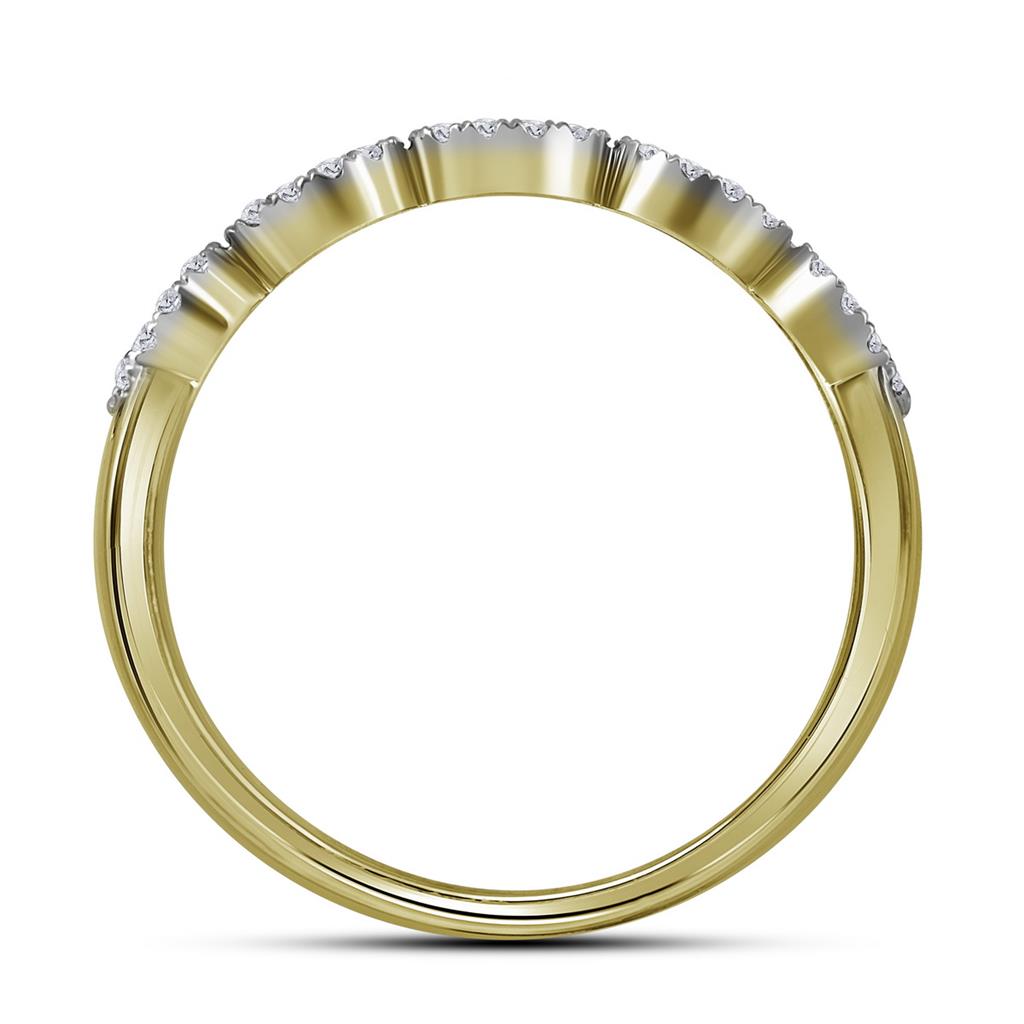 14k Yellow Gold Princess Diamond Bridal Wedding Ring Set 1 Cttw