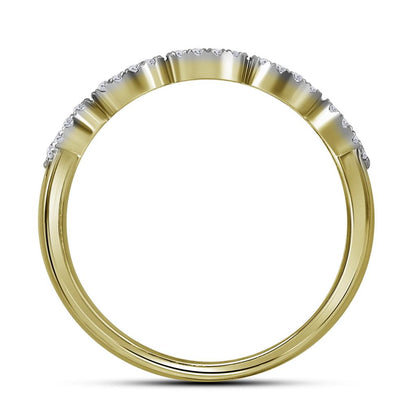 14k Yellow Gold Princess Diamond Bridal Wedding Ring Set 1 Cttw