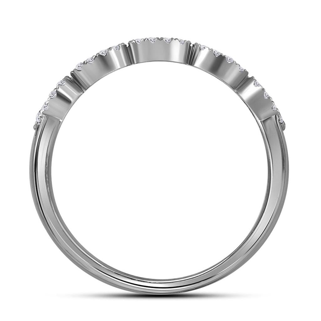 14k White Gold Princess Diamond Bridal Wedding Ring Set 1 Cttw