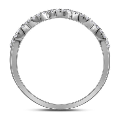 14k White Gold Princess Diamond Halo Bridal Wedding Ring Set 1 Cttw