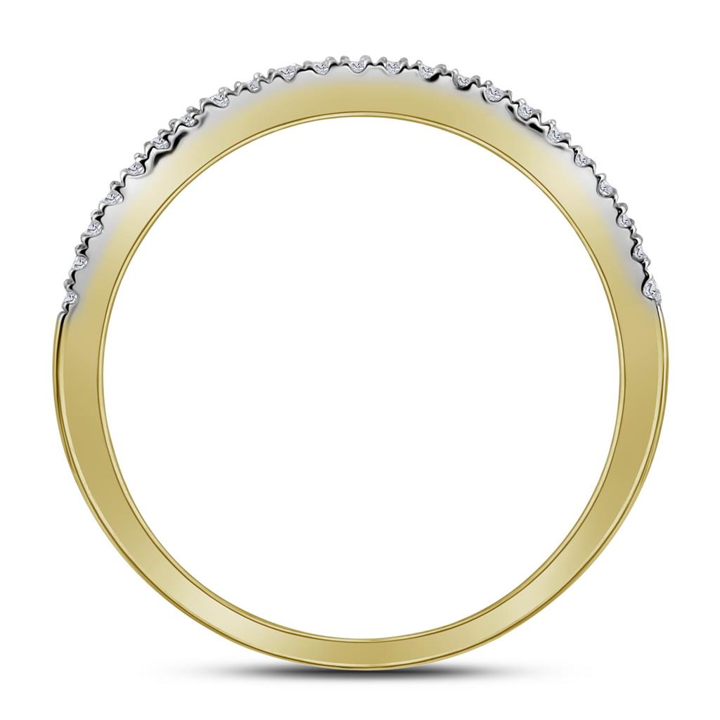 14k Yellow Gold Princess Diamond Halo Bridal Wedding Ring Set 1 Cttw