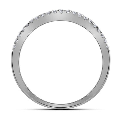 14k White Gold Princess Diamond Bridal Wedding Ring Set 1-1/2 Cttw