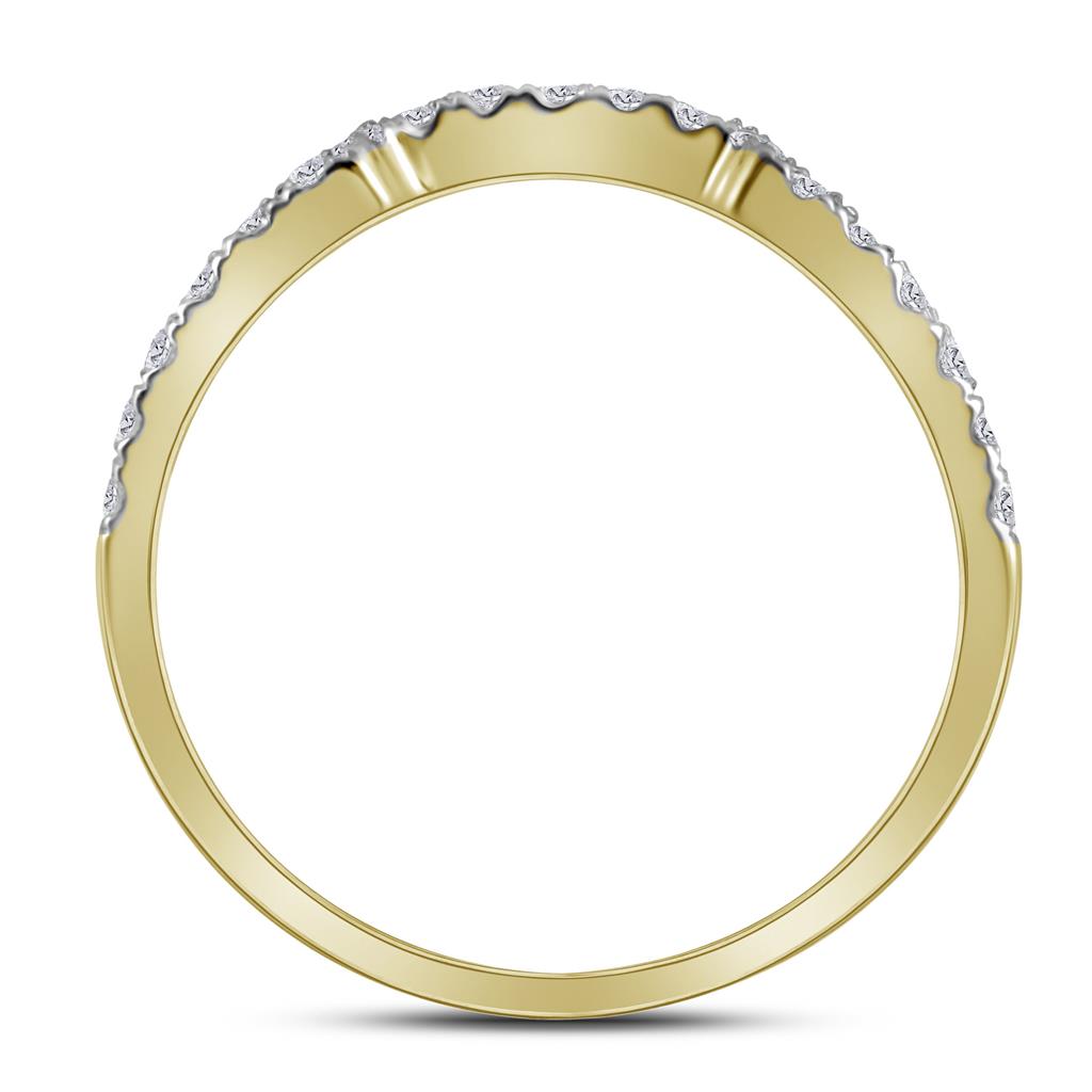 14k Yellow Gold Princess Diamond Bridal Wedding Ring Set 2 Cttw