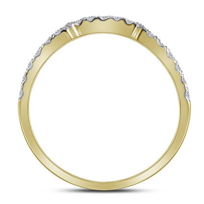 14k Yellow Gold Princess Diamond Bridal Wedding Ring Set 2 Cttw