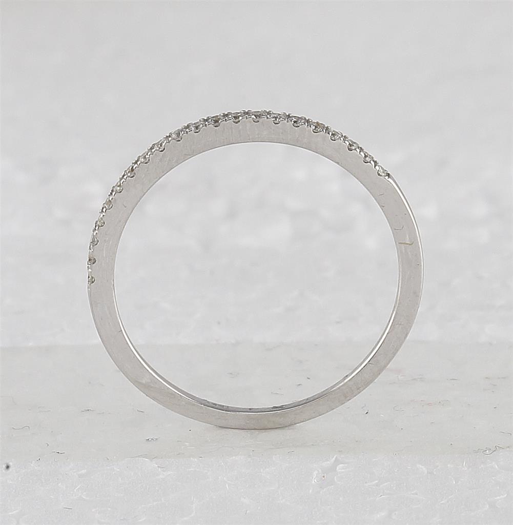 14k White Gold Princess Diamond Halo Bridal Wedding Ring Set 1 Cttw