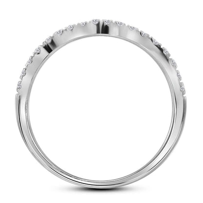 14k White Gold Round Diamond Cluster Bridal Wedding Ring Set 7/8 Cttw