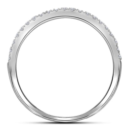 14k White Gold Round Diamond Double Halo Bridal Wedding Ring Set 1 Cttw