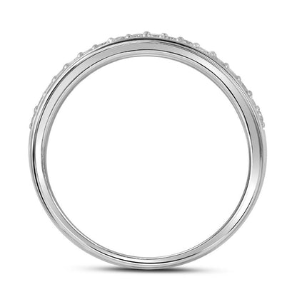 14k White Gold Round Diamond Bridal Wedding Ring Set 1 Cttw (Certified)