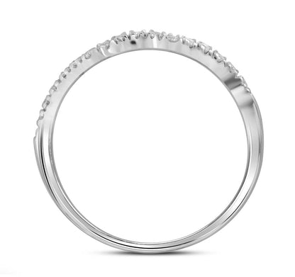 14k White Gold Round Diamond Bridal Wedding Ring Set 3/4 Ctw (Certified)