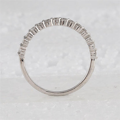 14k White Gold Round Diamond Halo Bridal Wedding Ring Set 1 Cttw (Certified)