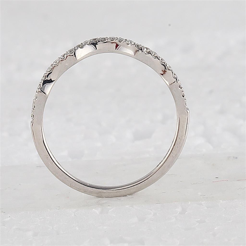 14k White Gold Round Diamond Bridal Wedding Ring Set 1 Ctw (Certified)
