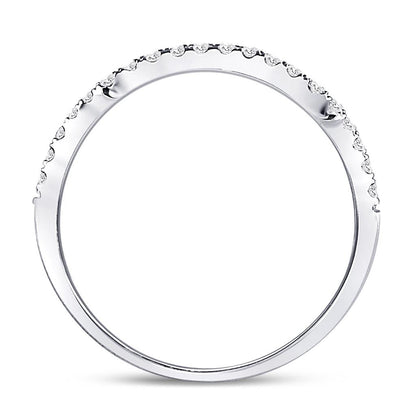 14k White Gold Round Diamond Bridal Wedding Ring Set 1-1/2 Cttw (Certified)