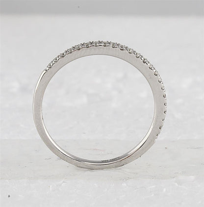14k White Gold Round Diamond Bridal Wedding Ring Set 1 Cttw (Certified)
