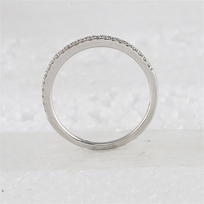14k White Gold Round Diamond Bridal Wedding Ring Set 1 Cttw (Certified)