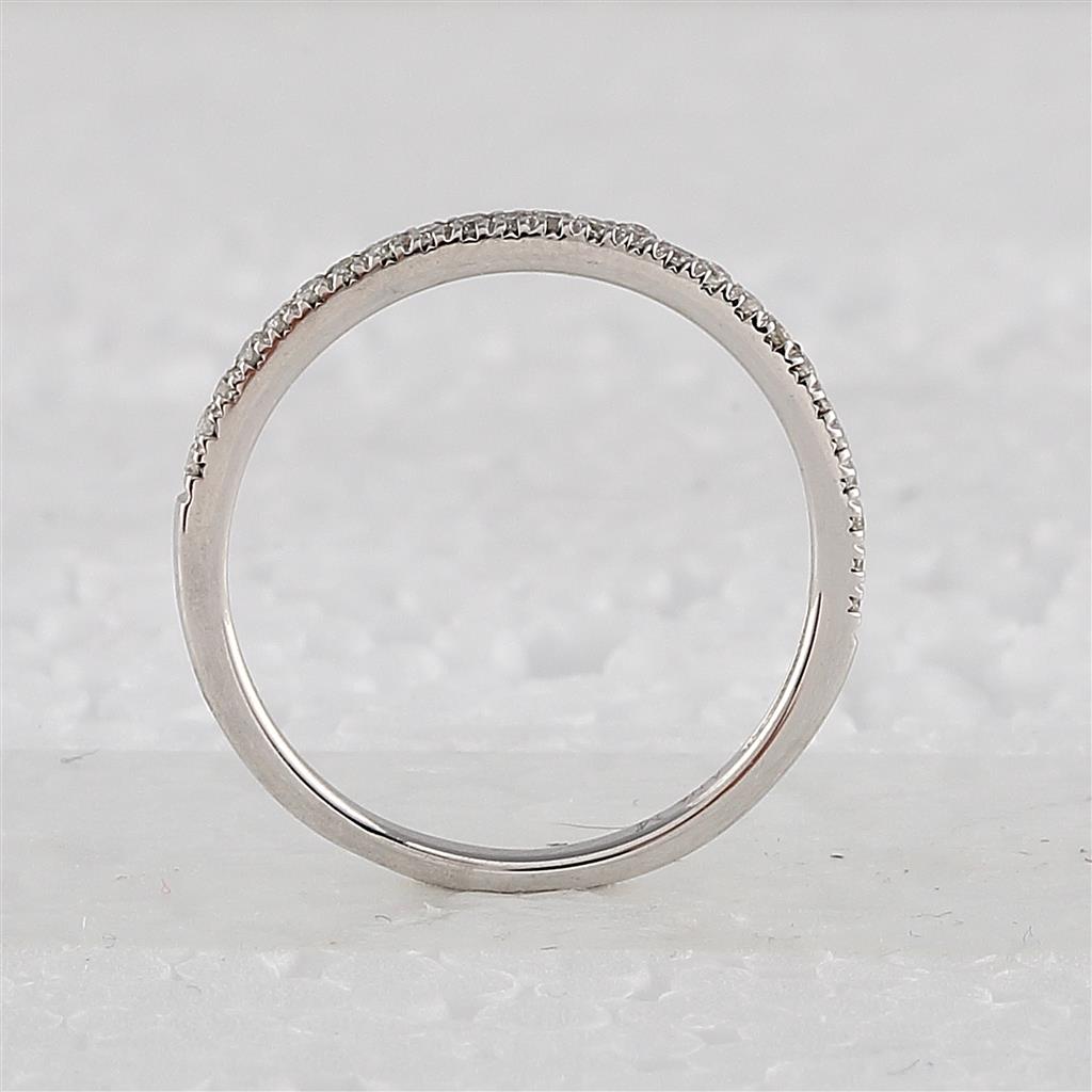 14k White Gold Round Diamond Bridal Wedding Ring Set 1 Cttw (Certified)