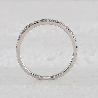 14k White Gold Round Diamond Bridal Wedding Ring Set 1 Cttw (Certified)