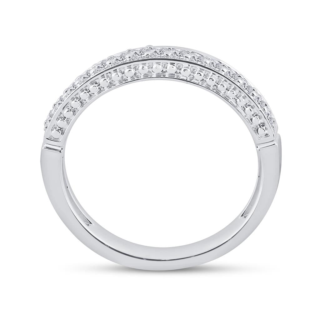 14k White Gold Princess Diamond Bridal Wedding Ring Set 1 Cttw