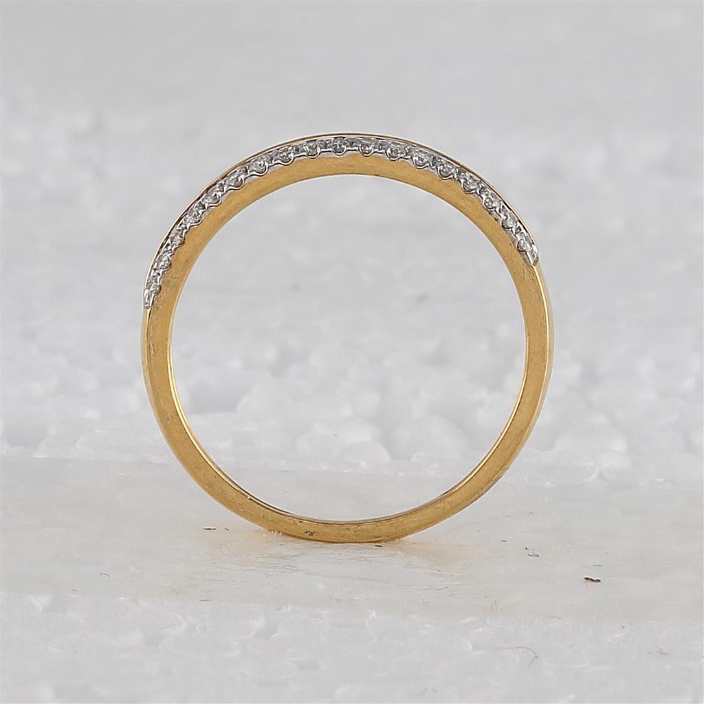 14k Yellow Gold Round Diamond Bridal Wedding Ring Set 1 Cttw (Certified)