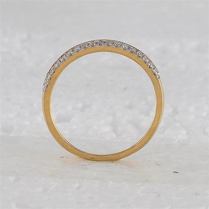 14k Yellow Gold Round Diamond Bridal Wedding Ring Set 1 Cttw (Certified)