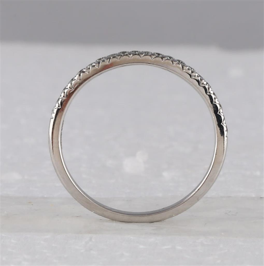 14k White Gold Round Diamond Bridal Wedding Ring Set 1 Cttw (Certified)