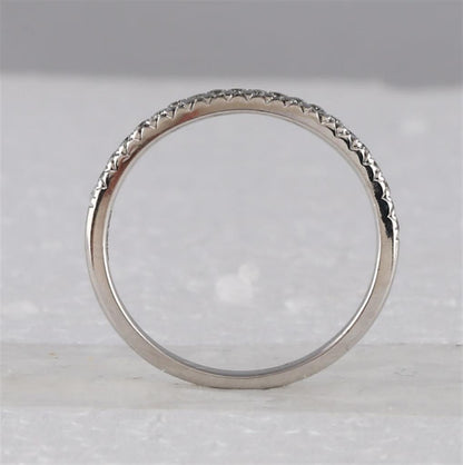 14k White Gold Round Diamond Bridal Wedding Ring Set 1 Cttw (Certified)