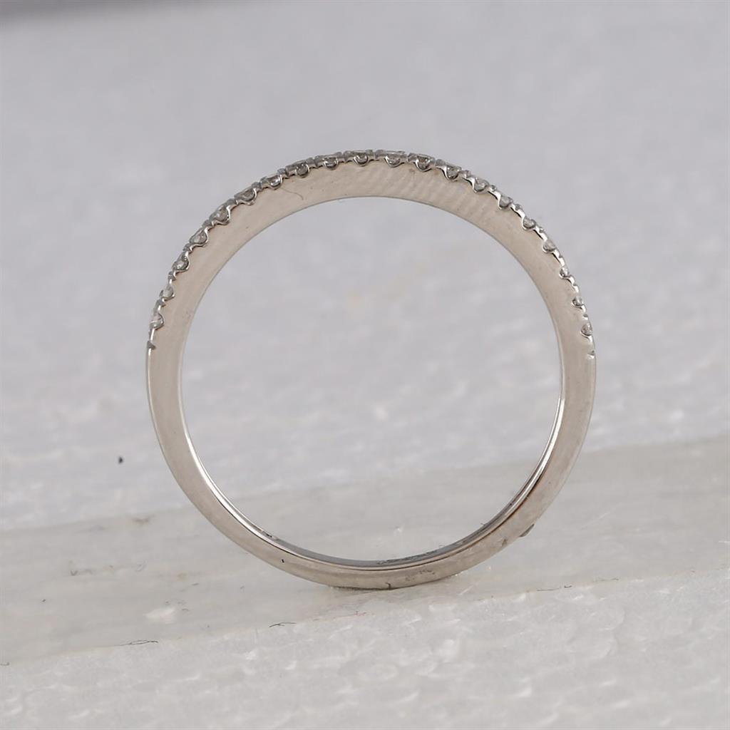 14k White Gold Round Diamond Bridal Wedding Ring Set 1 Cttw (Certified)