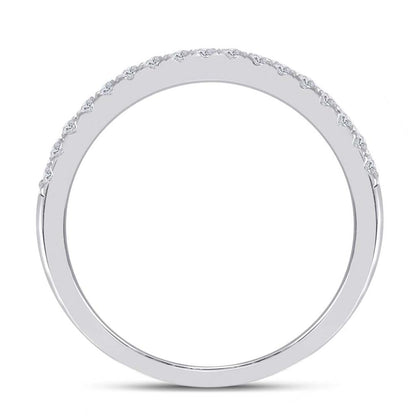 14k White Gold Round Diamond Bridal Wedding Ring Set 1 Cttw (Certified)