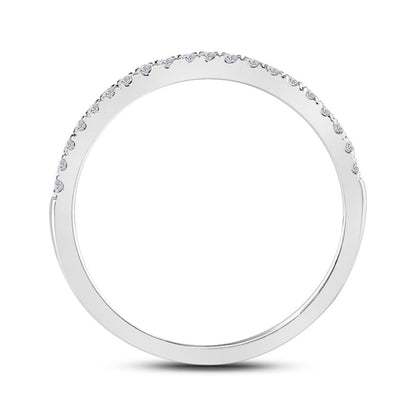 14k White Gold Round Diamond Bridal Wedding Ring Set 1 Cttw (Certified)