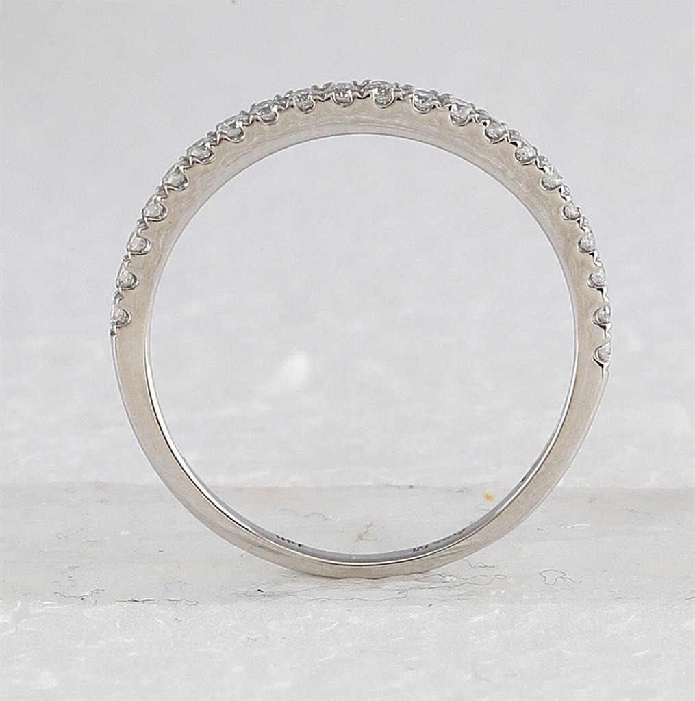 14k White Gold Round Diamond Bridal Wedding Ring Set 2 Cttw