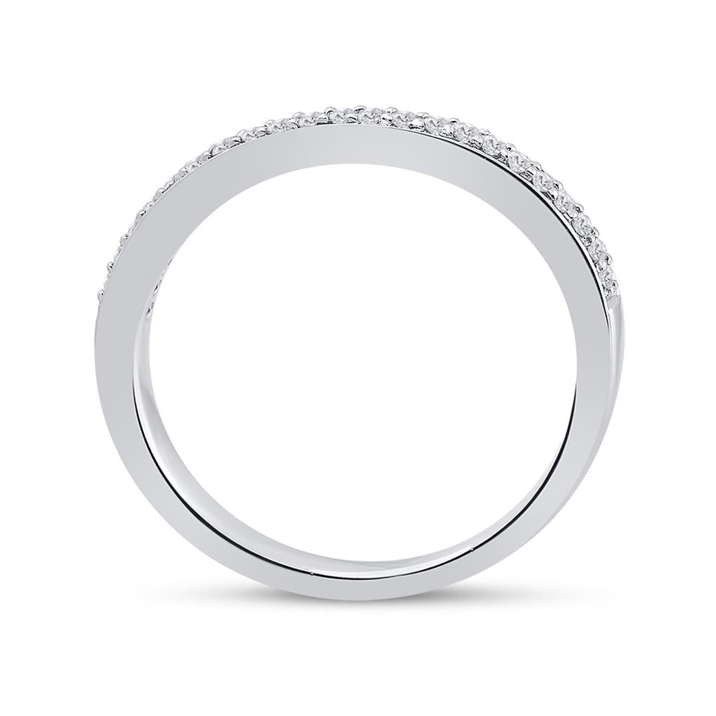 14k White Gold Round Diamond Bridal Wedding Ring Set 1 Cttw (Certified)