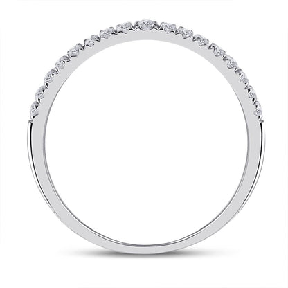 14k White Gold Round Diamond Halo Bridal Wedding Ring Set 1/2 Cttw