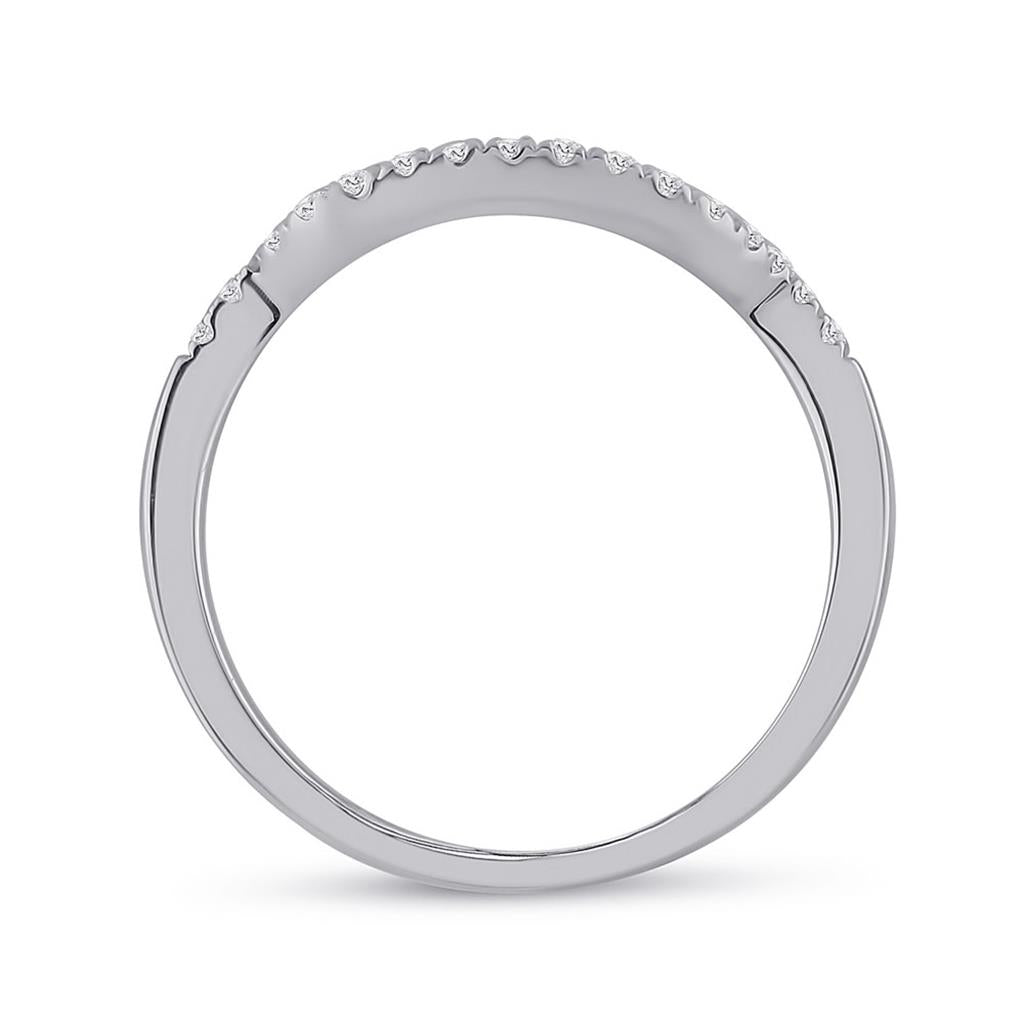 14k White Gold Round Diamond Bridal Wedding Ring Set 1-1/2 Cttw